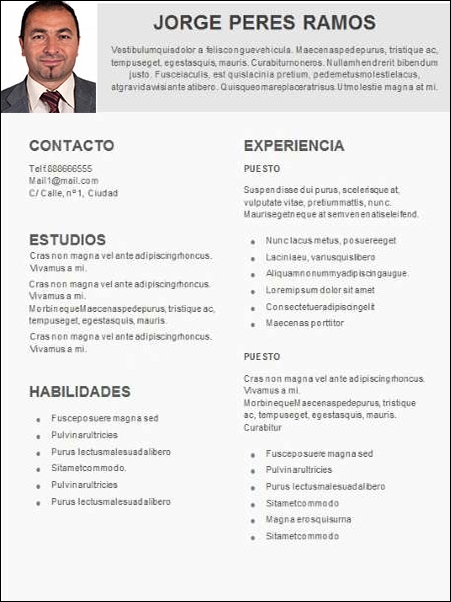 plantilla currículum neurólogo